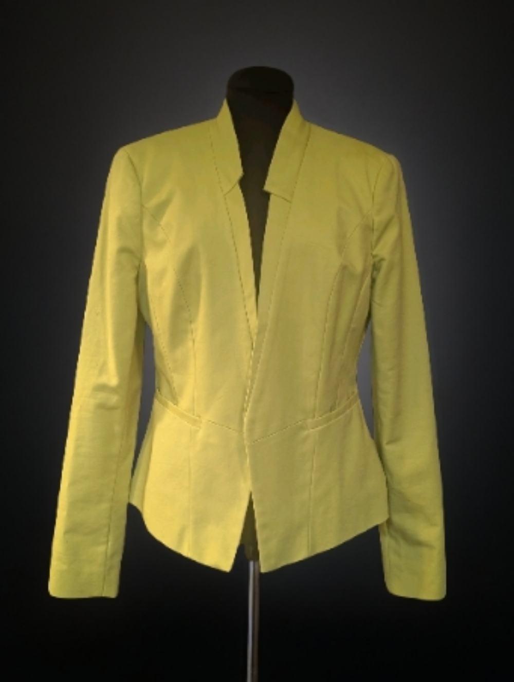 KENNETH COLE Neon Green Yellow Blazer Jacket